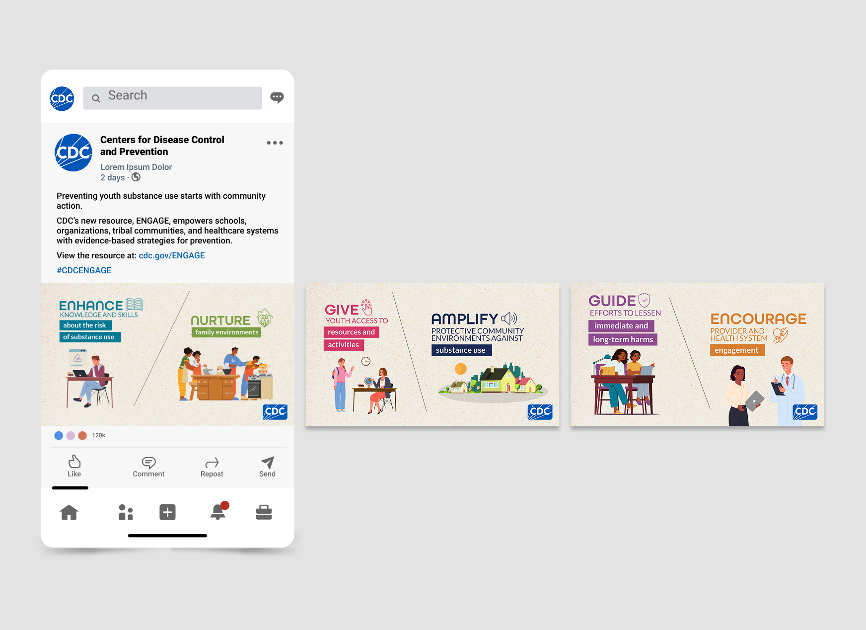 LinkedIn carousel image mockup