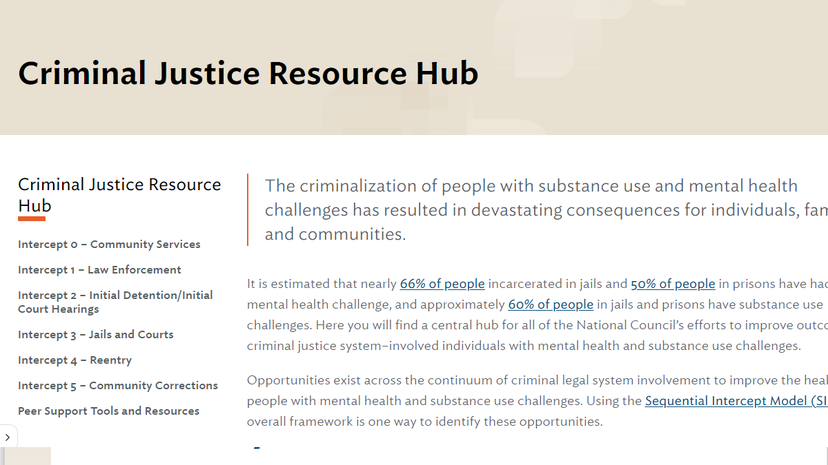 Image of Criminal Justice Resource Hub