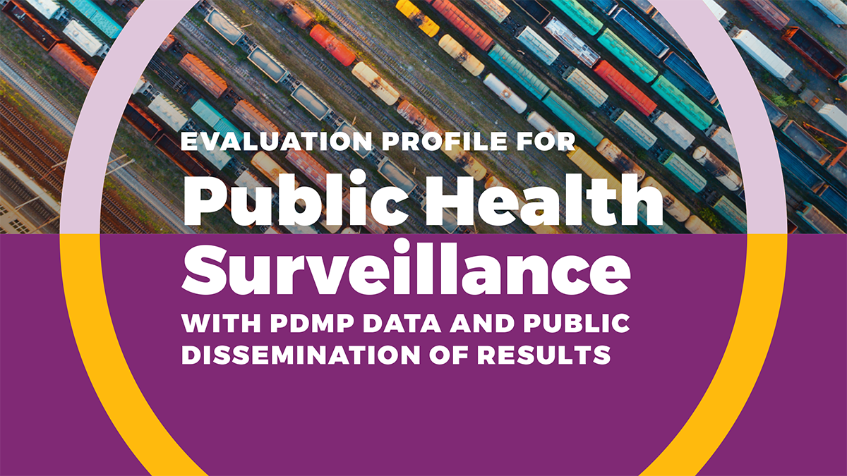 Public health surveillance evaluation profile report cover