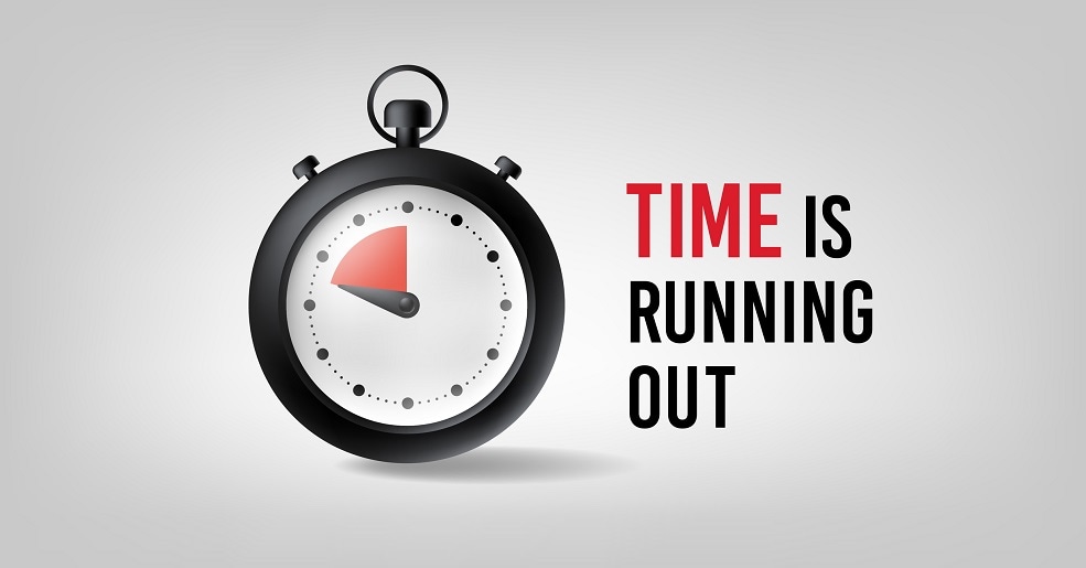 Stopwatch signaling, time is running out. Deadlines Approaching for 2024 Call for Papers