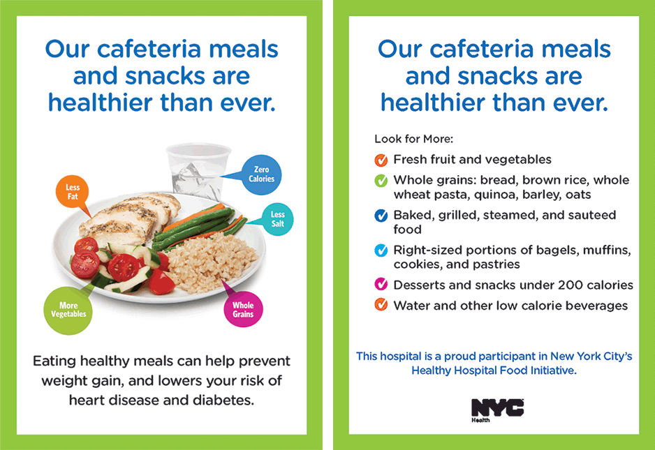 15_0541_01.gif Promotional signage for hospital cafeterias. Abbreviation: NYC, New York City.