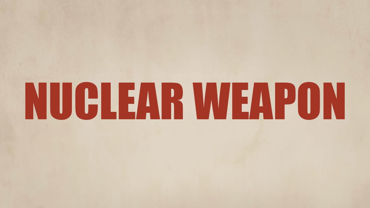 Nuclear Weapon | Radiation Emergencies | CDC