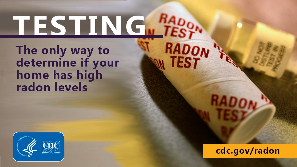Testing: The only way to determine if your home has high radon levels.