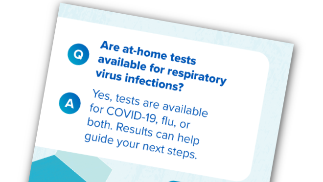 Poster: At-Home Testing (Color, 8.5x11 in)