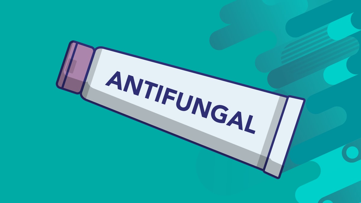 illustration of antifungal cream