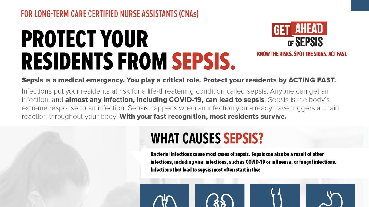 Thumbnail preview of "Long-Term Care Certified Nurse Assistants: Protect Your Residents from Sepsis"