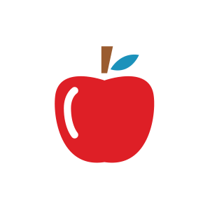 Graphic of an apple.