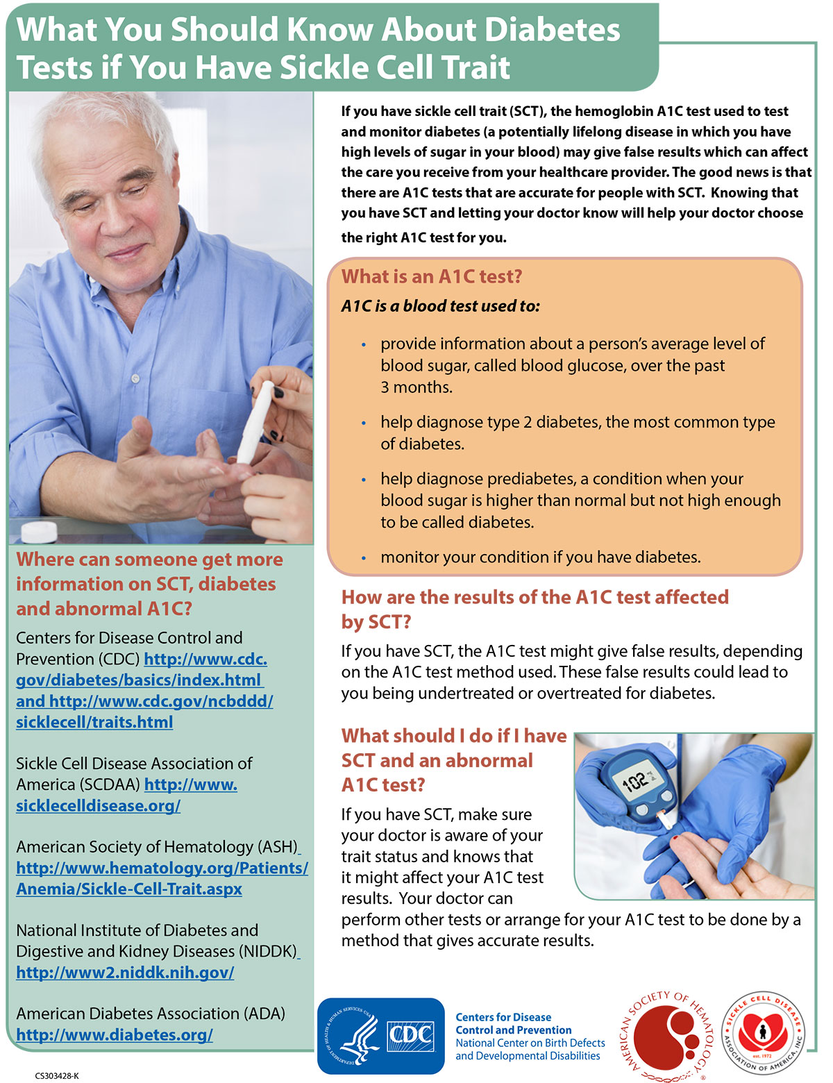 What You Should Know About Diabetes Tests if You Have Sickle Cell Trait - factsheet thumbnail