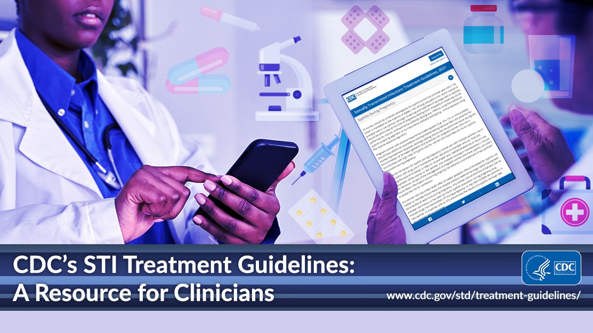Healthcare provider using mobile device to browse treatment guidelines