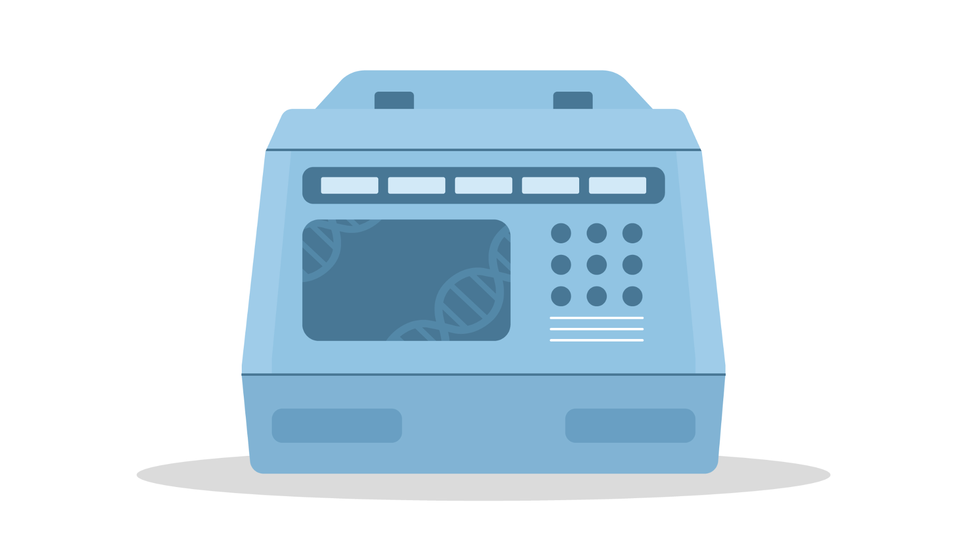Graphic of laboratory equipment