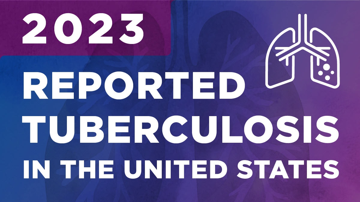 2023 Reported Tuberculosis in the United States and an icon of lungs