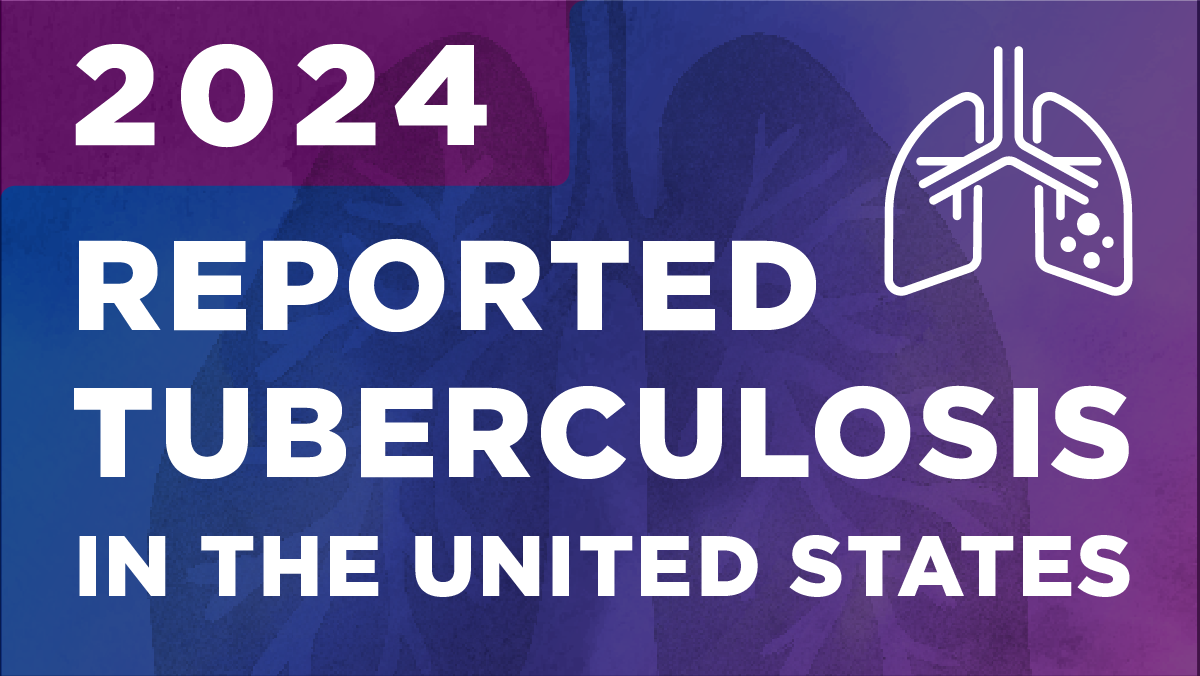 2024 Reported Tuberculosis in the United States and an icon of lungs