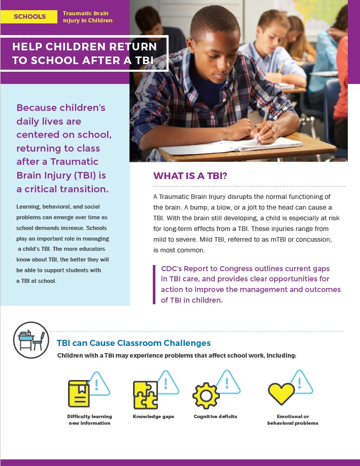 Help Children Return to School After A TBI