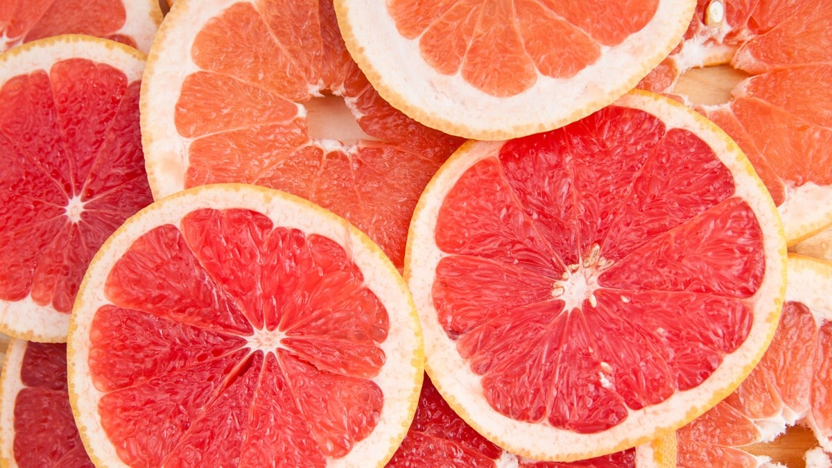 Grapefruit skins contain nootkatone.