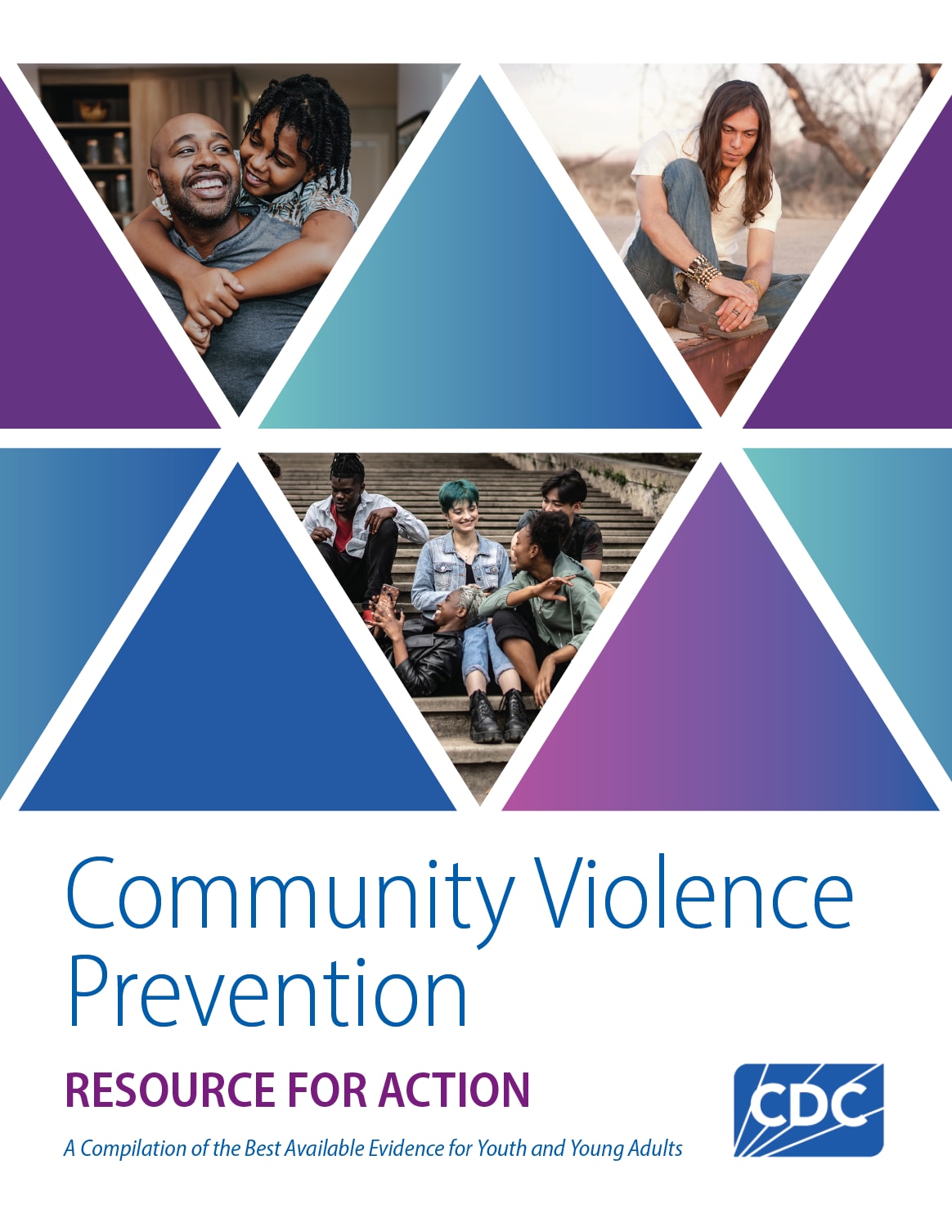 Cover image of the Community Violence Prevention Resource for Action PDF.