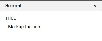 MI General General Panel of the Markup Include