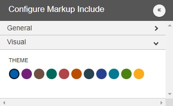 Visual-Tab-Markup-Include Screen Capture of the Visual Tab in the Markup Include Editor
