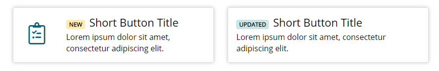 Navigation Button Badges Screen shot example of badges applied to Navigation Buttons
