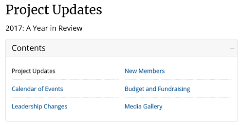 multi-page module small Example two-column block multi-page module