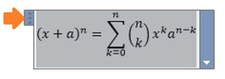 equation-menu-tab Equation selection tab in Microsoft Word