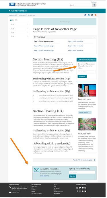 template-type Email Signup