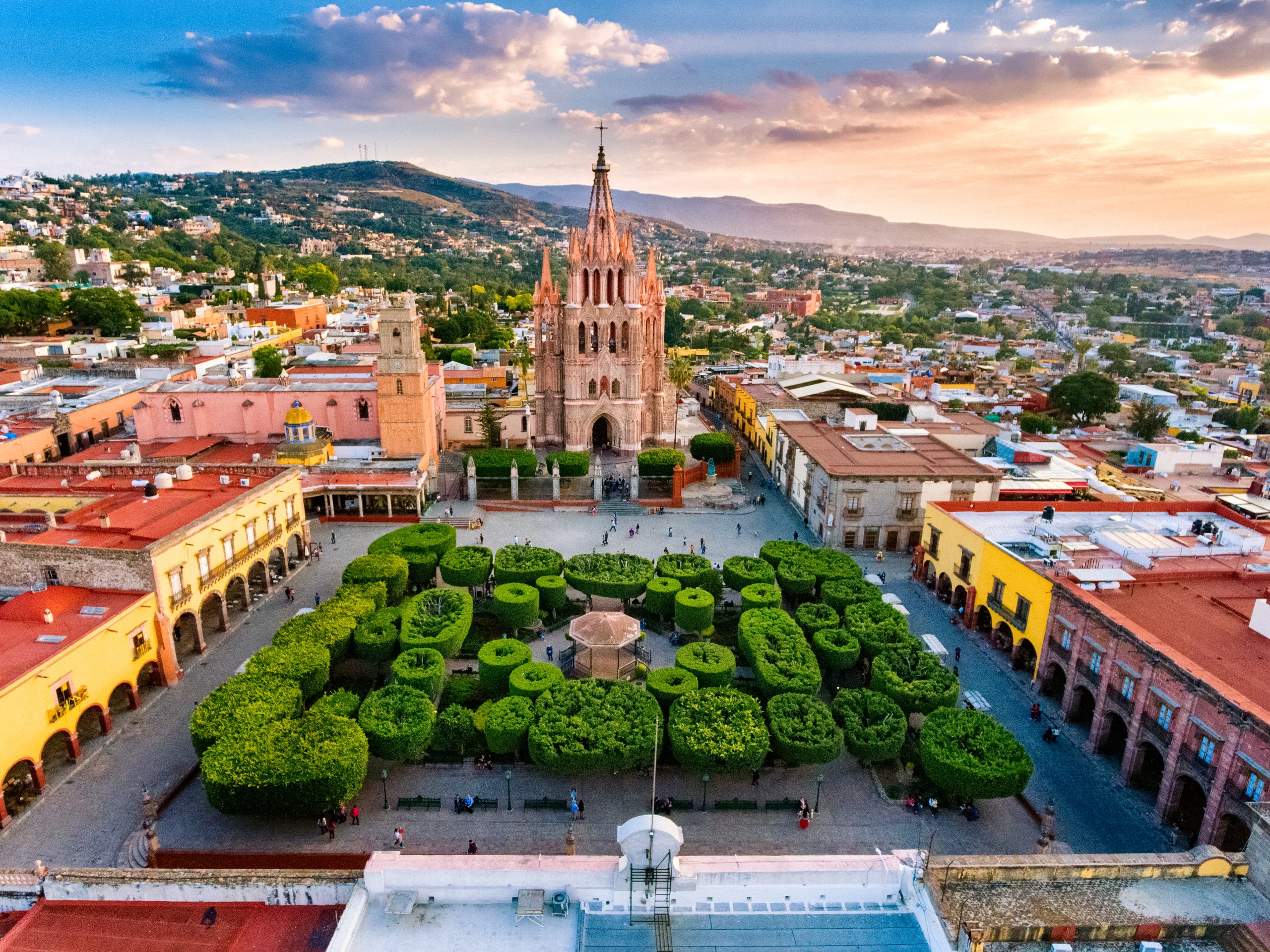 Plaza Principal in San Miguel de Allende, Mexico.