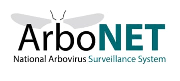Logotipo del Sistema Nacional de Vigilancia de Arbovirus, llamado ArboNET.